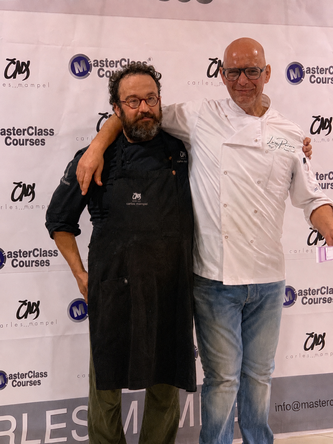 Con Carles Mampel